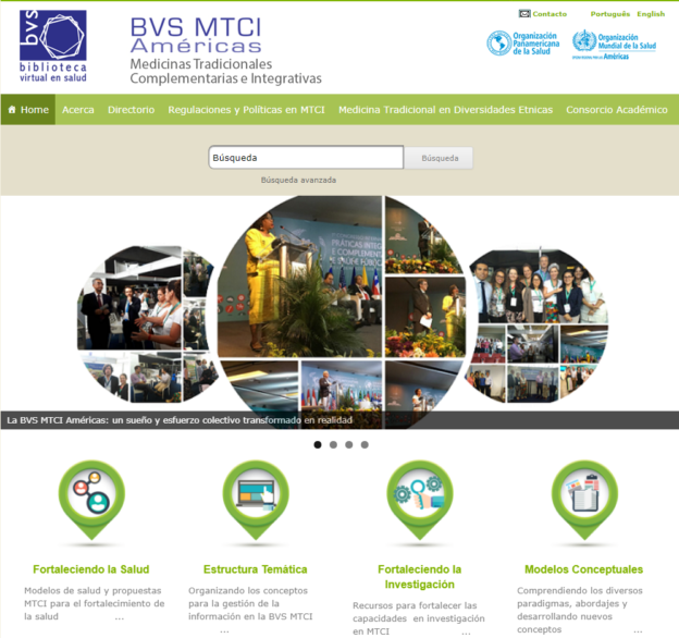 Portal de la BVS MTCI